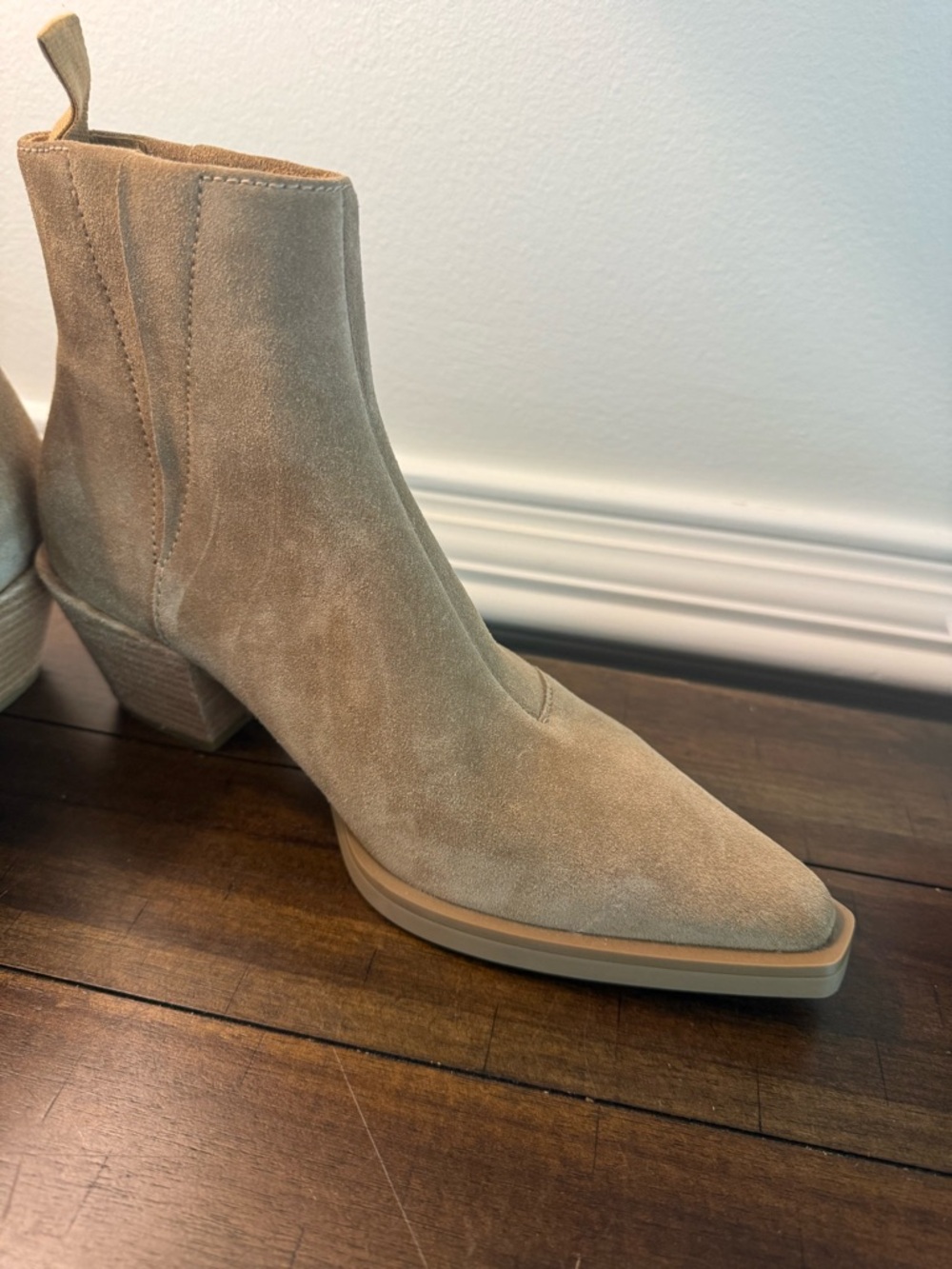 rag & bone Rover Suede Pointed Toe Ankle Boots size 36 - Picture 14 of 14